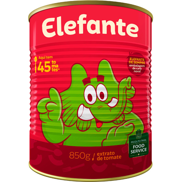 Extrato De Tomate Elefante Lt 850g