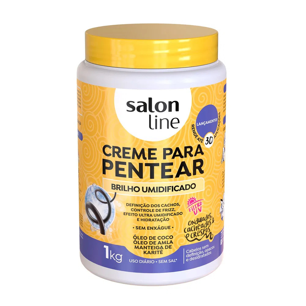 CREME PENTEAR SALON LINE BRILHO UMIDIFICADO 1KG