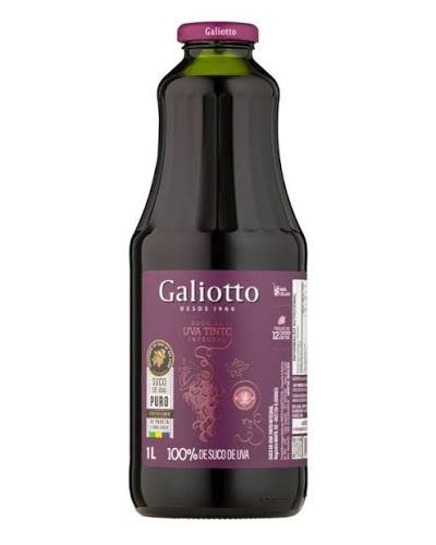 Suco Integral Galiotto Uva Tinto 1l