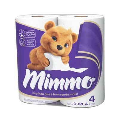 PAPEL HIG MIMMO F.DUPLA 30M C/4UN