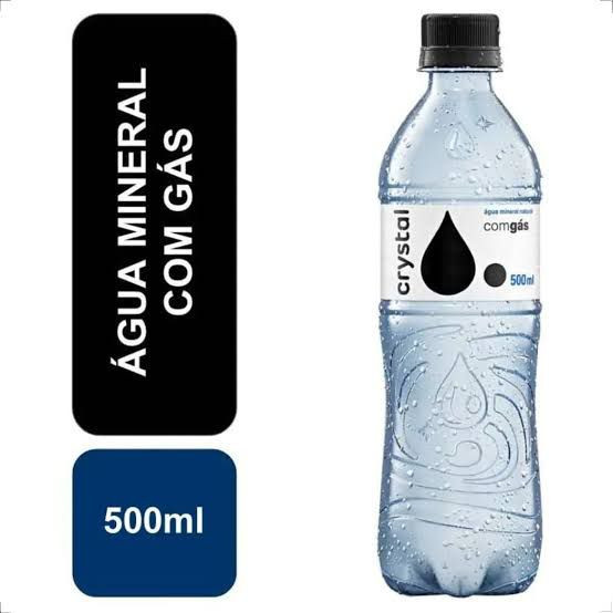 AGUA CRYSTAL COM/GAS 500ML