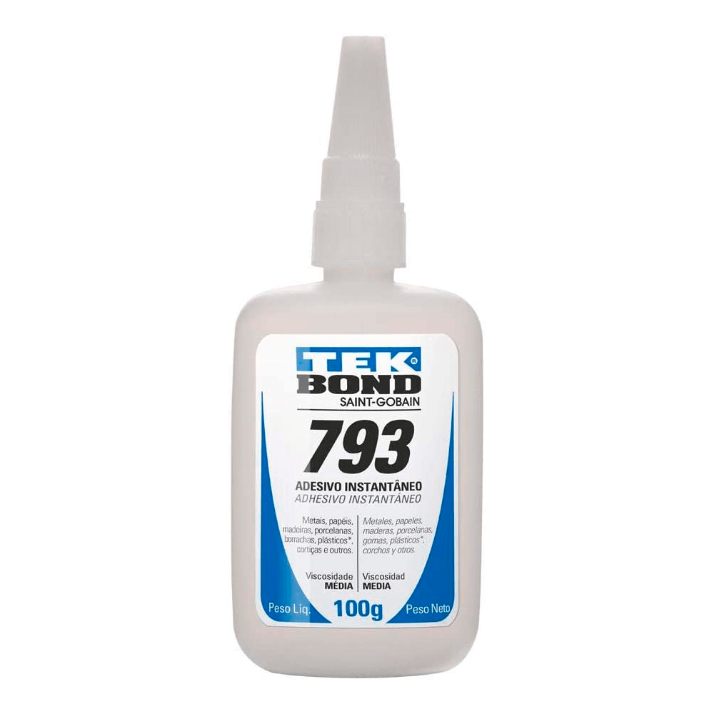 Adesivo Instantâneo 793 100g - Tek Bond 