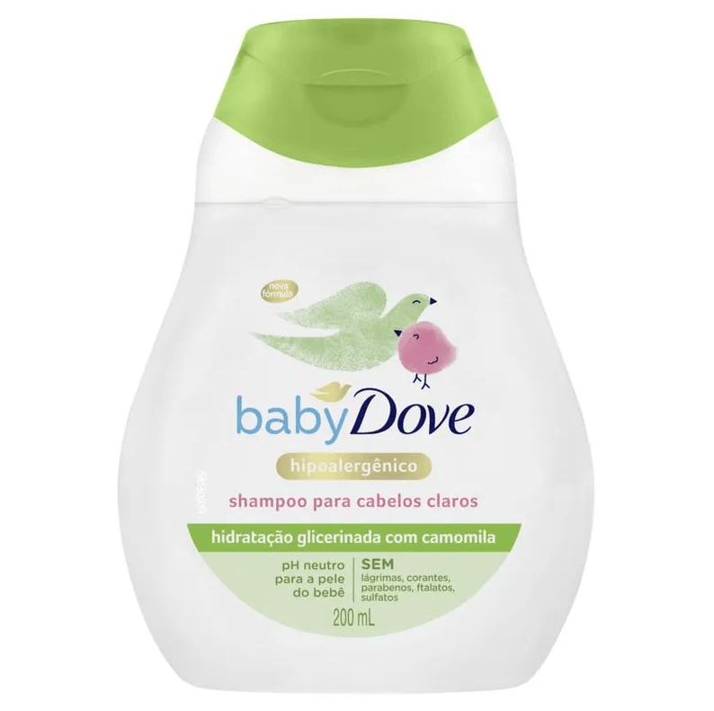 Shampoo Baby Dove 200 ml - Camomila 