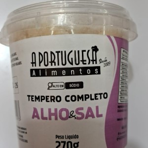 TEMPERO COMPLETO ALHO E SAL A PORTUGUESA 270G