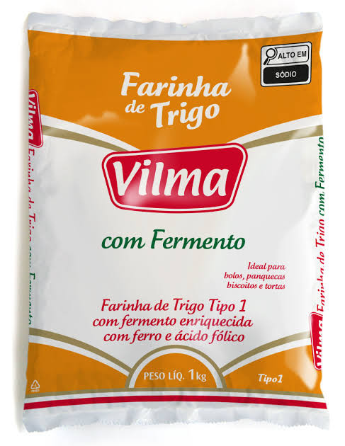 FARINHA DE TRIGO VILMA C/FERM. 1K