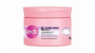 CREME MÁSCARA DE TRATAMENTO SEDA 300G LUMINOUS UV GLYCOL+VITA C 