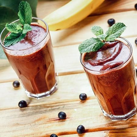 Vitamina de açaí com banana