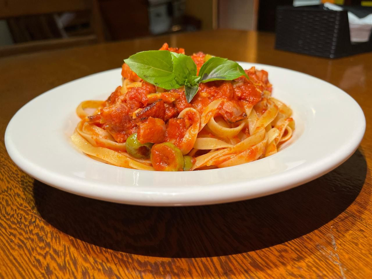 Fettuccine à amatriciana