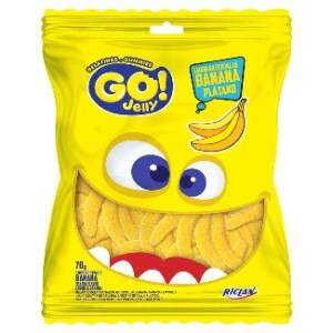 GOMAS GO JELLY BANANA PLATANO 70G