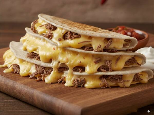 4 Quesadillas com molho grátis!