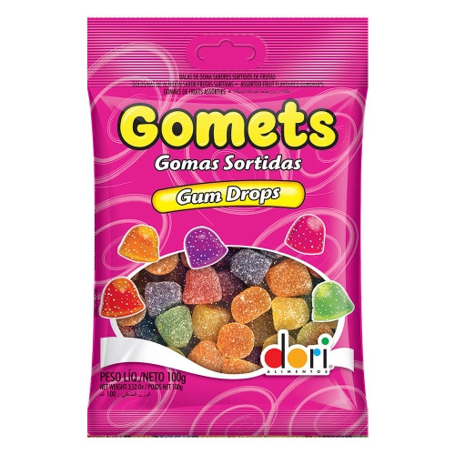GOMETS DORI GOMAS SORTIDAS GUM DROPS SC100G