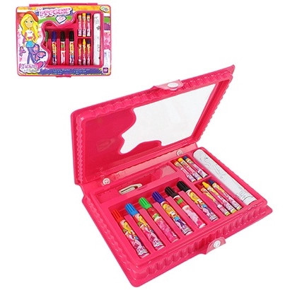 ESTOJO KIT ESCOLAR GLAM GIRLS 33PC