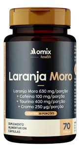 Laranja M Cafeina Taurina Omix 70 Caps