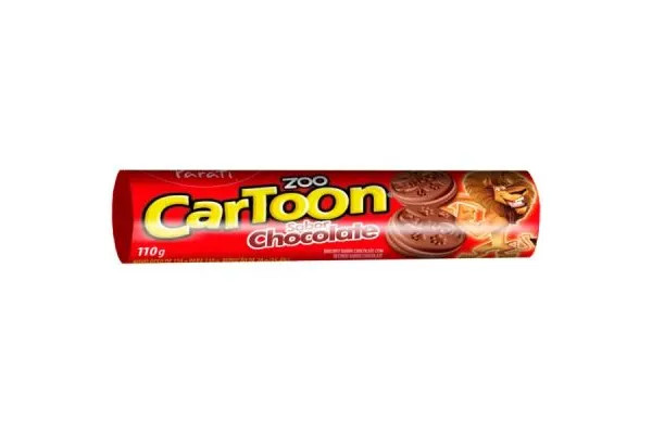 Biscoito Parati Cartoon Chocolate 110g