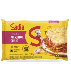 LASANHA PRESUNTO E QUEIJO SADIA 600G