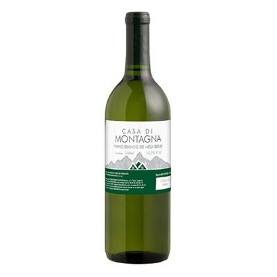 VINHO CASA DI MONTAGNA BRANCO SECO 750ML
