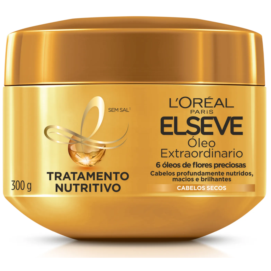 CREME TRATAMENTO ELSEVE OLEO EXTRAORDINARIO 300G