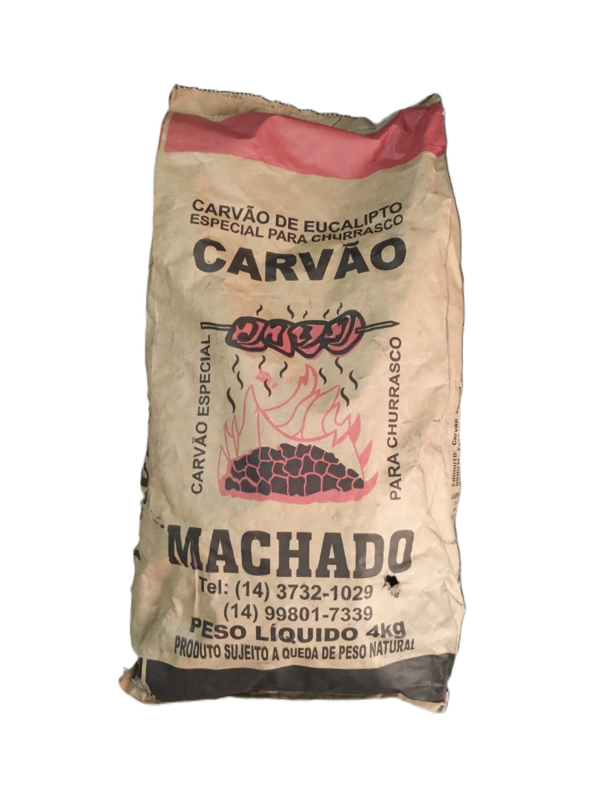 CARVAO PARA CHURRASCO MACHADO 4KG