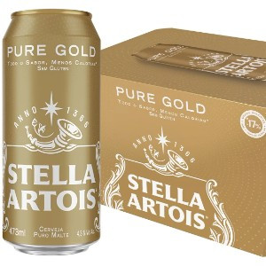 CERVEJA STELLA PURE GOLD 473ML