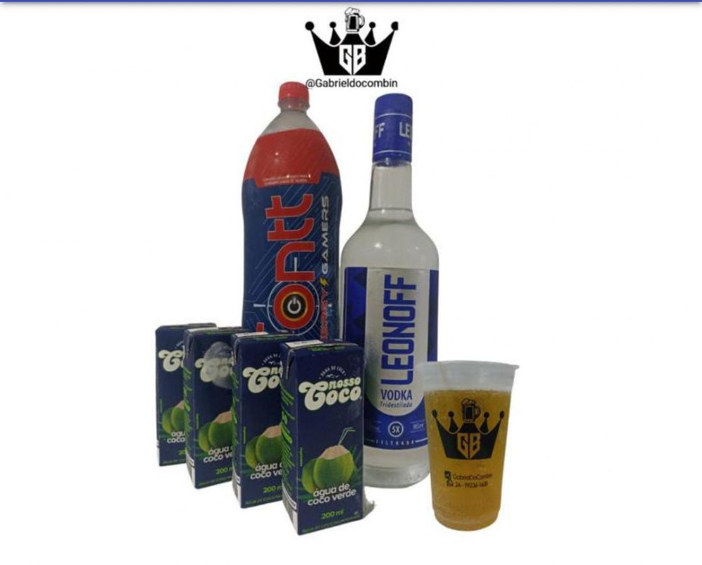 Combo Vodka Leonoff 6 gelos saborizados