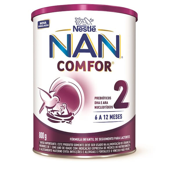 Fórmula Infantil Comfor 2 Nan 800g