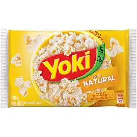 Pipoca p Micro Natural (Yoki) 100g