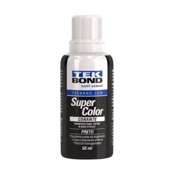 Corante Líquido Preto 50ml Tekbond