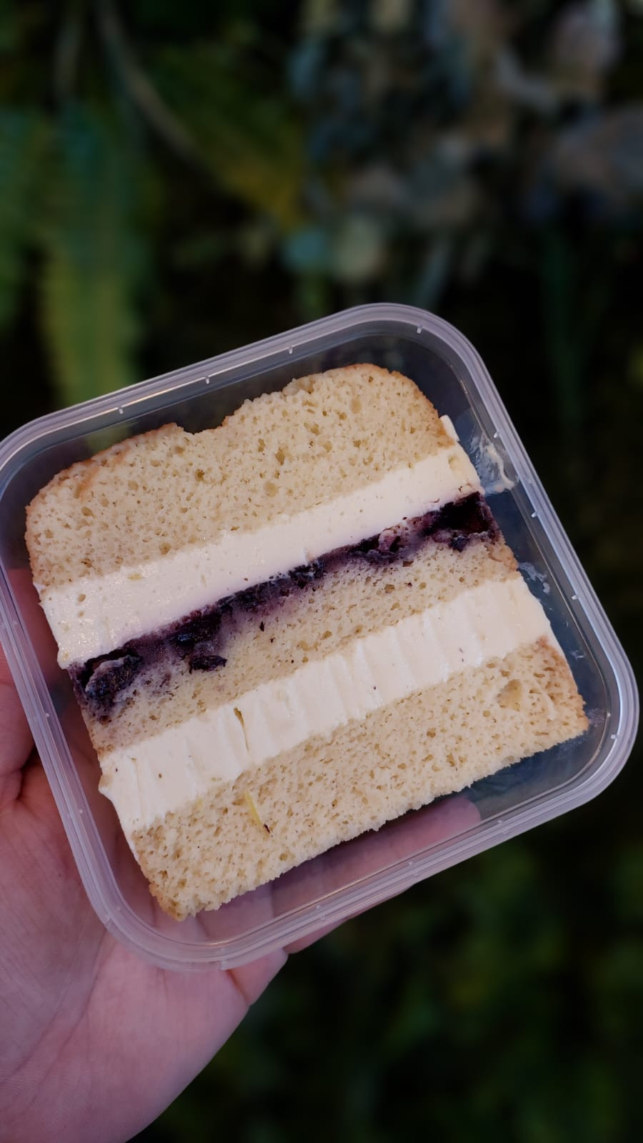 Slice Cake Limão Sicliano C/ Mirtilo