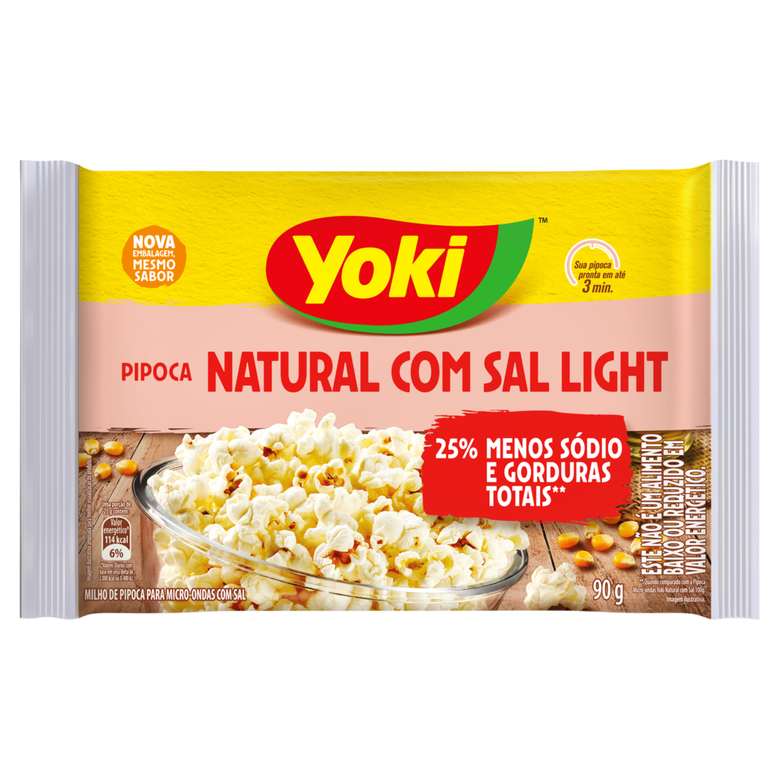 Pipoca Micro Yoki Nat Sal 100g