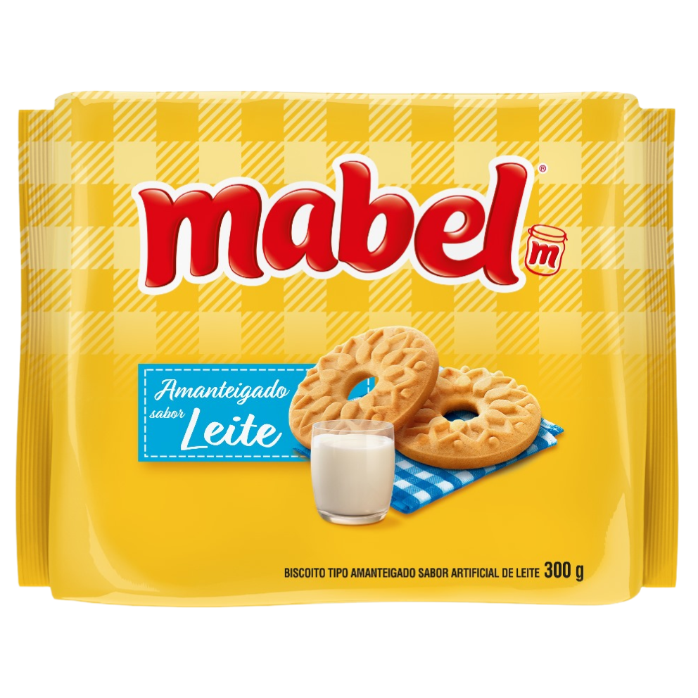 BISC MABEL AMANTEIGADO LEITE 300G