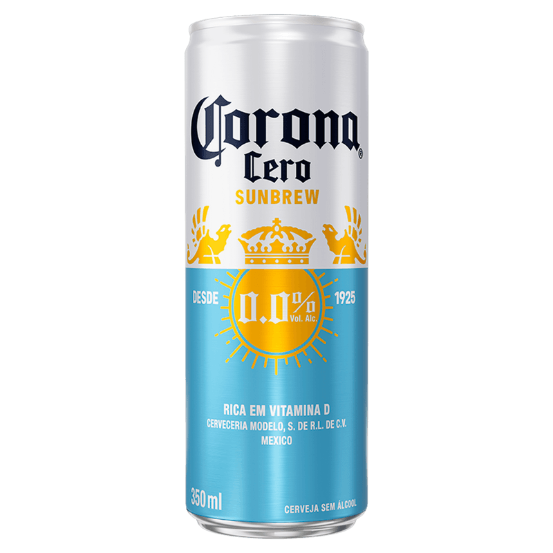 CERVEJA CORONA 0.0% ALCOOL LT350ML