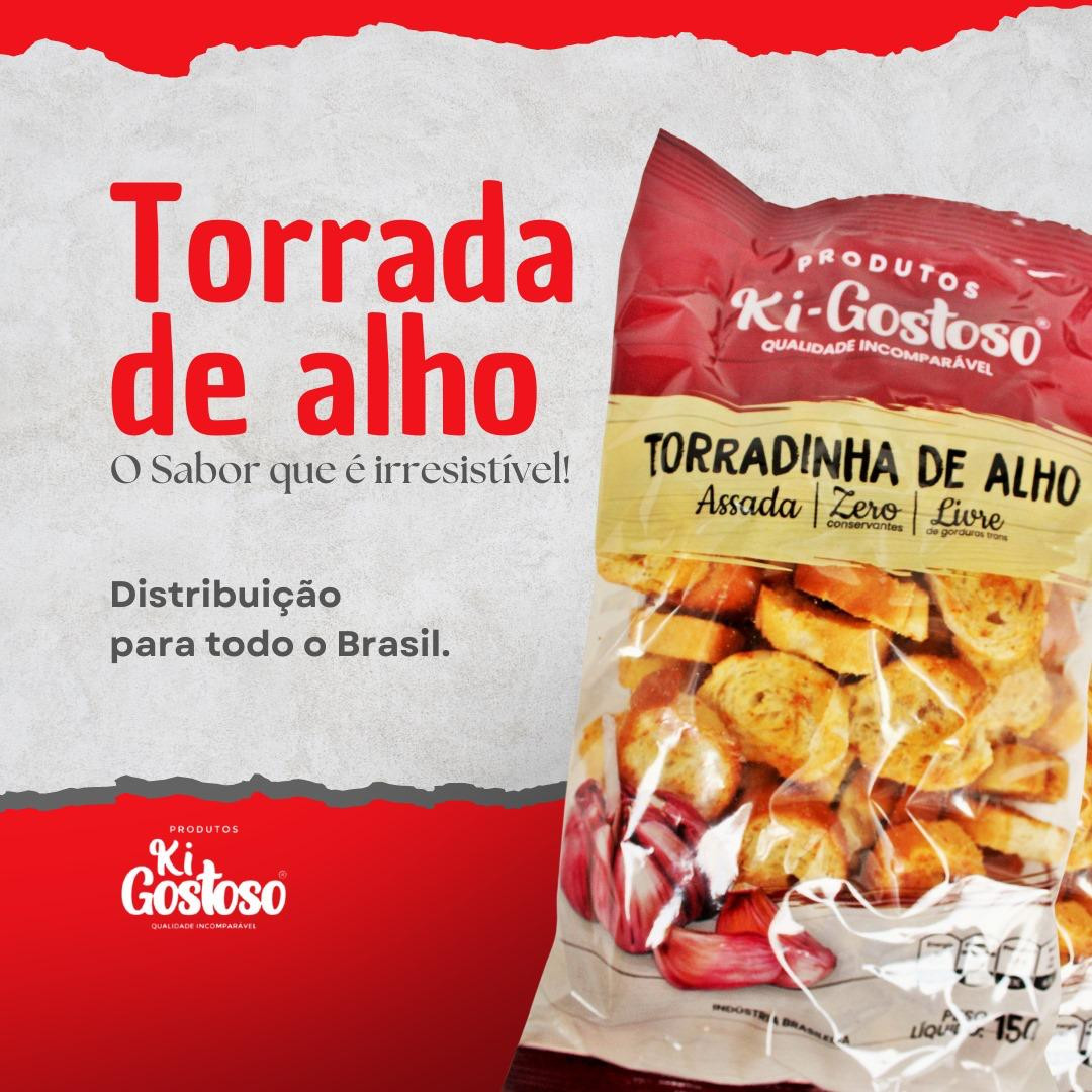 TORRADA TORRADINHA DE ALHO KI GOSTOSO 150G
