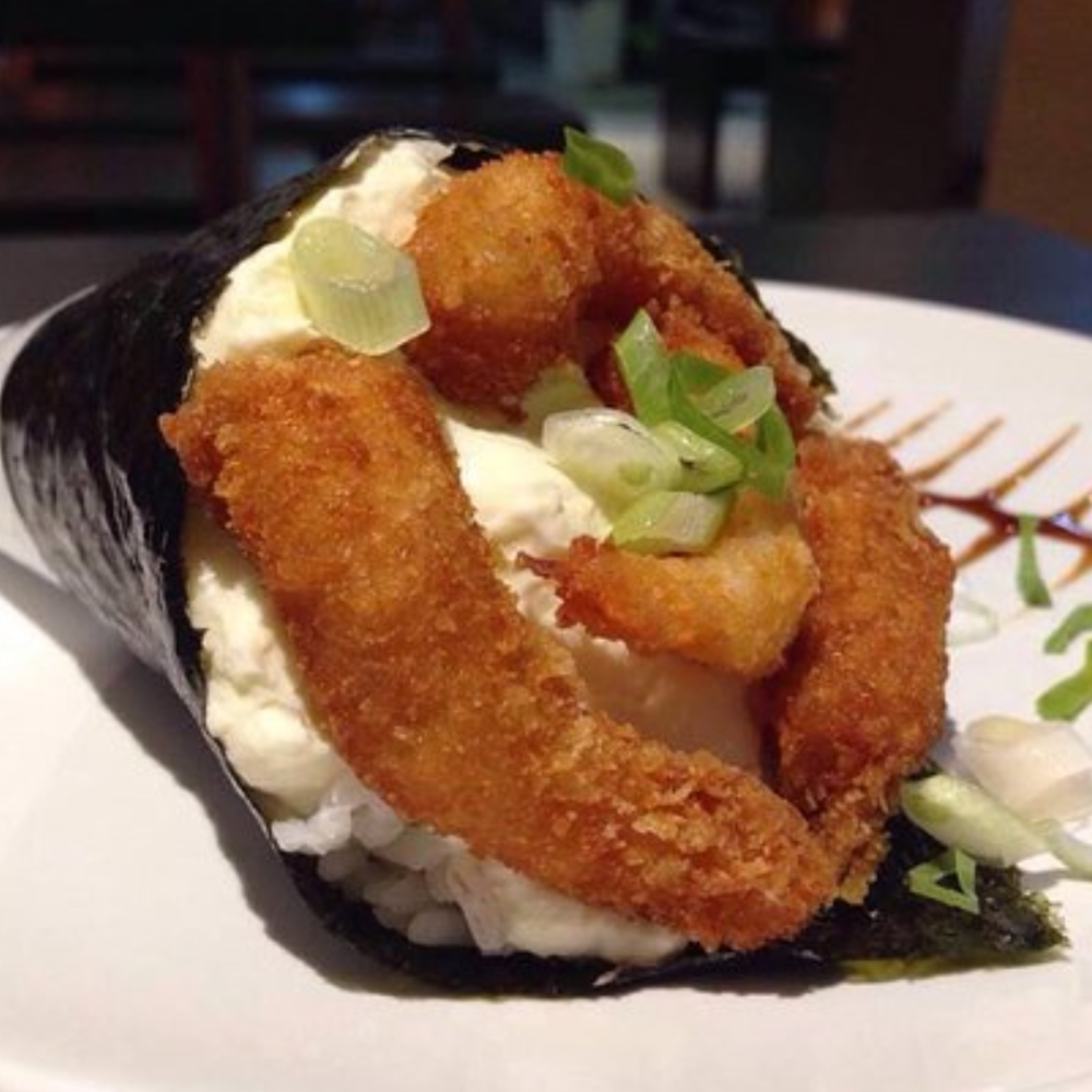 2 temakis de camarão crock,temaki nao é Hot