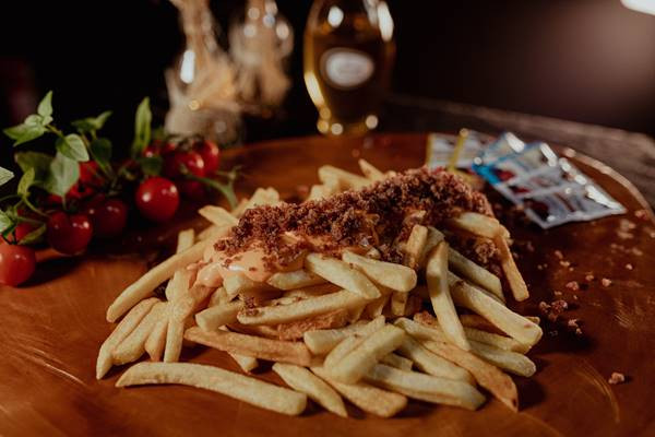 BATATA FRITA CHEDDAR BACON GRANDE