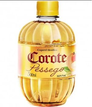 COQUETEL ALCOOLICO COROTE PESSEGO 500ML