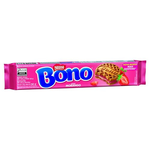 Biscoito Nestle Bono Rech Morango 90g