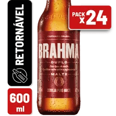Cerveja Brahma Duplo Malte Retornável 600ml  