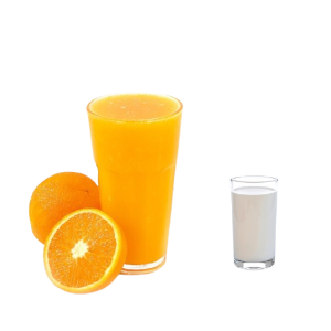 SUCO LARANJA C/ LEITE COPO