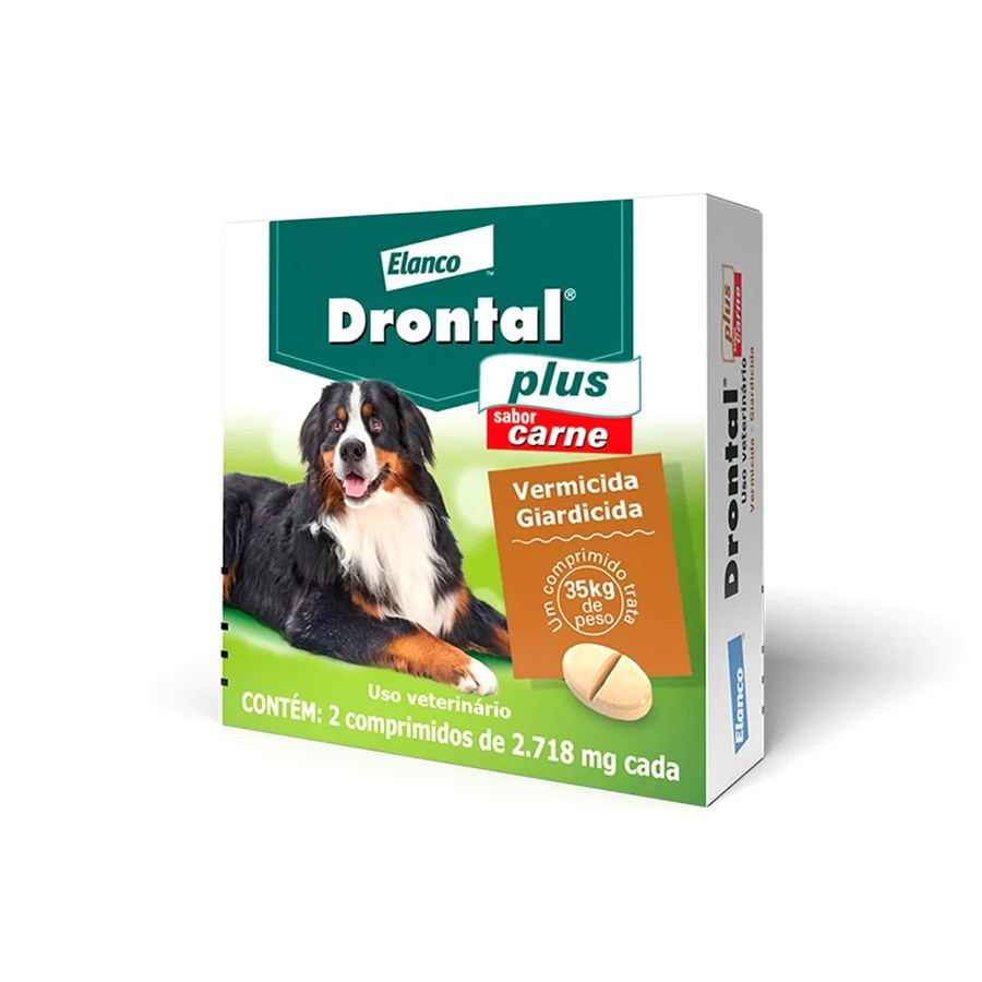 Drontal Cães 2.718mg (35kg) Unidade