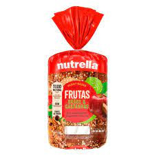 Pao Nutrella Frutas, graos e castanhas 550g