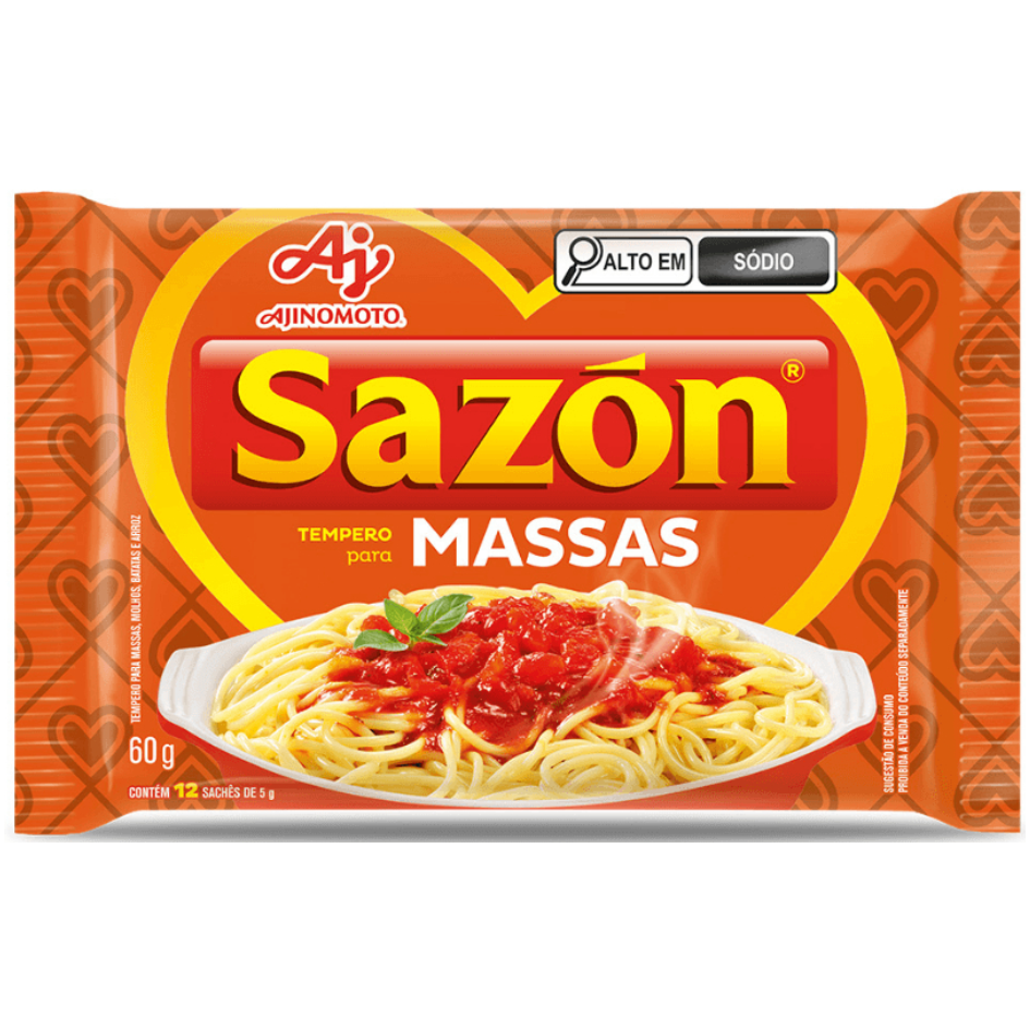 TEMPERO EM PO SAZON "MASSAS" 60G (LARANJA)