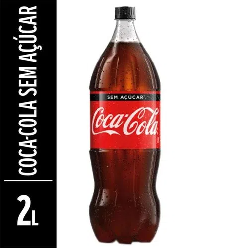 Refrigerante Coca-Cola Sem Açúcar 2 Litros