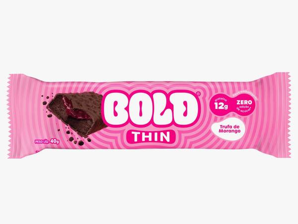 Bold Thin Trufa de Morango 40g