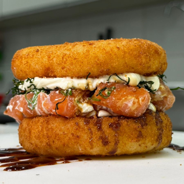 Hamburguer de Salmão