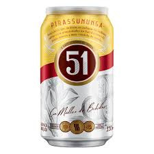CACHAÇA 51 LATA 350ML