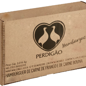 CAIXA DE HAMBÚRGUER PERDIGAO MONTANA 36 UNID