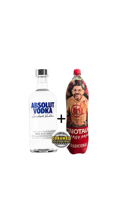 Vodka Absolut 1L+ 1 Minotauro 2L
