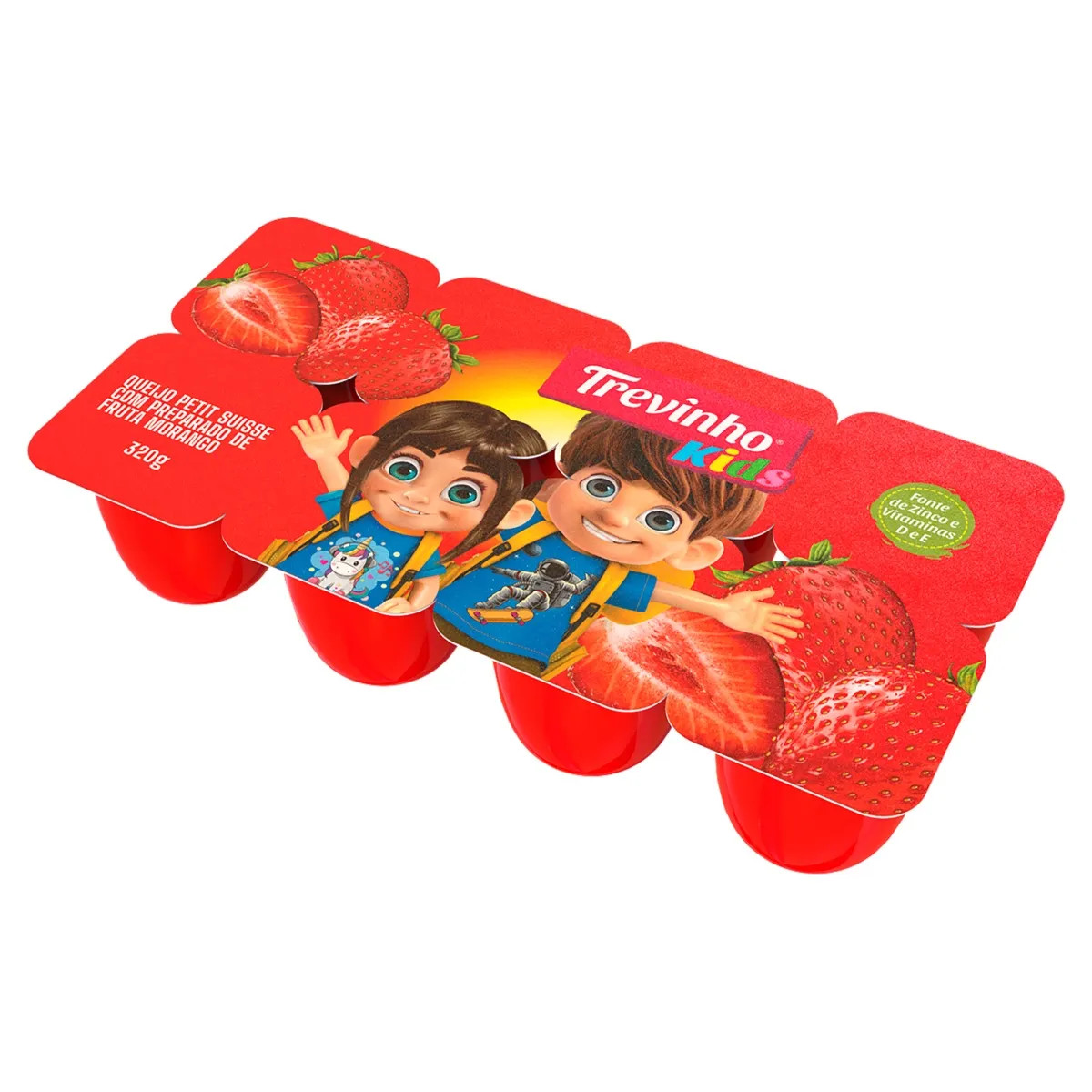 Queijo Petit Trevo sabor Morango 320g