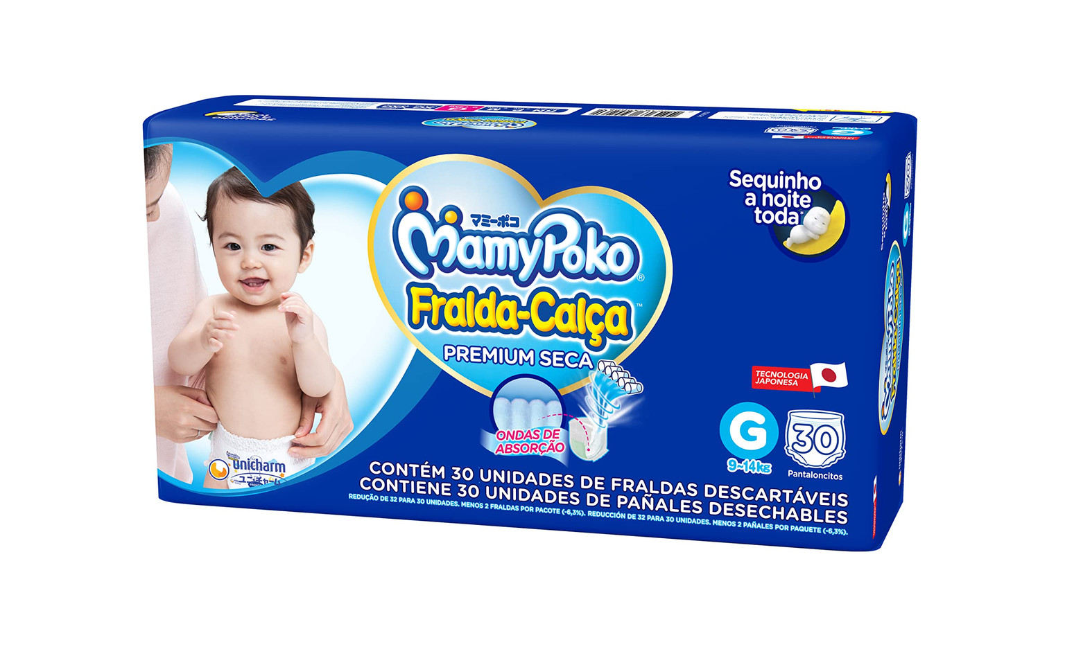 FRALDA MAMYPOKO "G" PREMIUM SECA C/30UN
