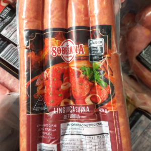LINGUICA SABOR DEFUMADA FINA 450G